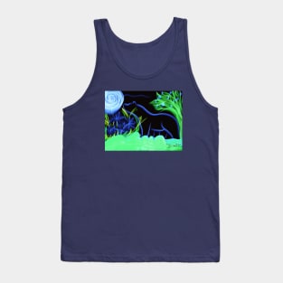 Blue Spirit Bear Tank Top